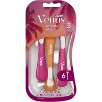 Набір одноразових жіночих станків Gillette Venus 3 Smooth Miami, 6 шт